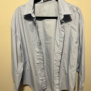 SHEIN Men's Light Blue Shirt